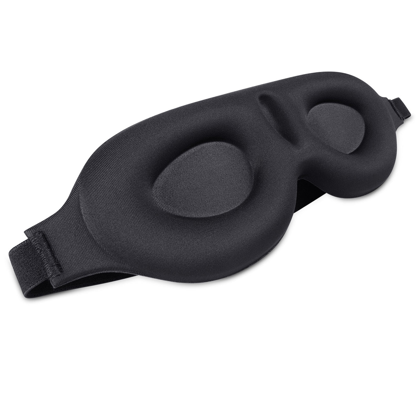 Backside of innovative 3D-shaped REZT sleep mask - for extra comfort and blackout